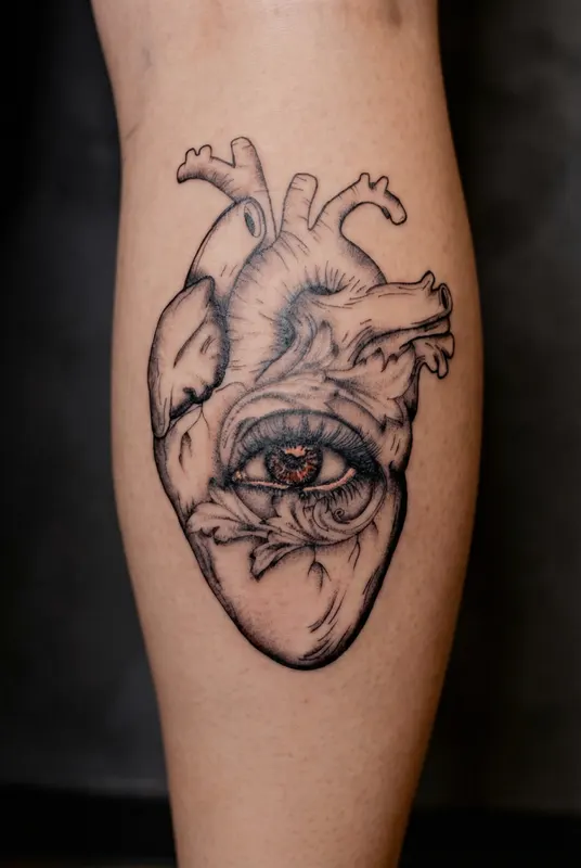 Blackwork tattoo with bold solid black by Evis Ink Tokyo in Ueno